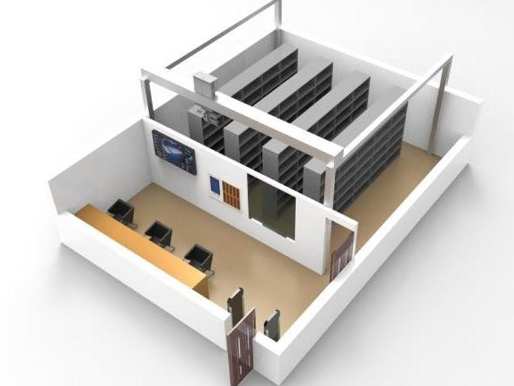 智能档案无人库房 (2)